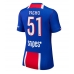 Maillot de foot Paris Saint-Germain Willian Pacho #51 Domicile vêtements Femmes 2026-27 Manches Courtes